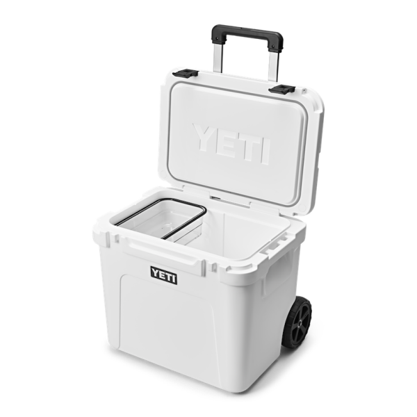 White Yeti Roadie 60 Wheeled Cooler Wheeled Coolers | RTKNX-6037