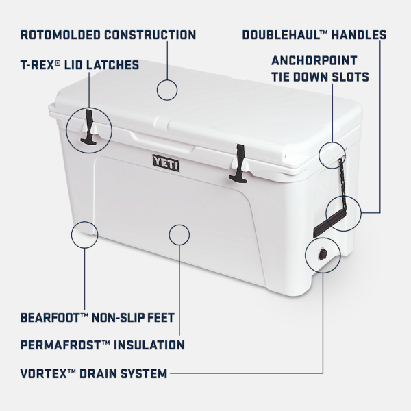 White Yeti Tundra 110 Hard Cooler Hard Coolers | KONYL-2079