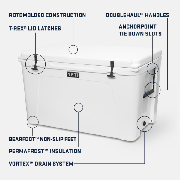 White Yeti Tundra 210 Hard Cooler Hard Coolers | BJSEP-4293