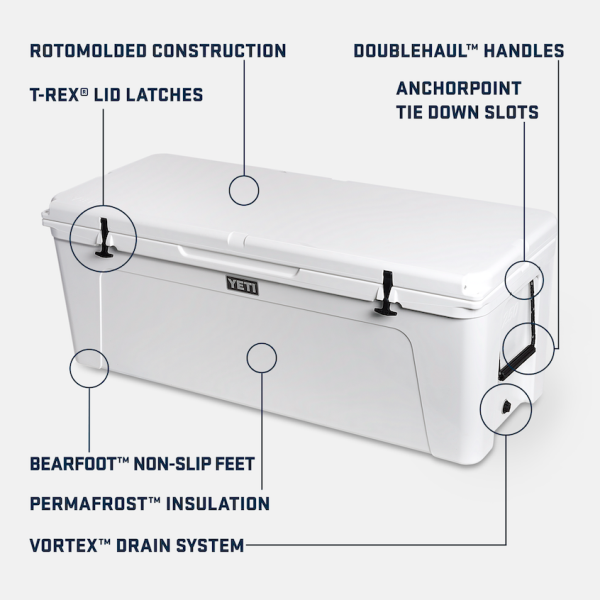 White Yeti Tundra 250 Hard Cooler Hard Coolers | DRBQW-7534