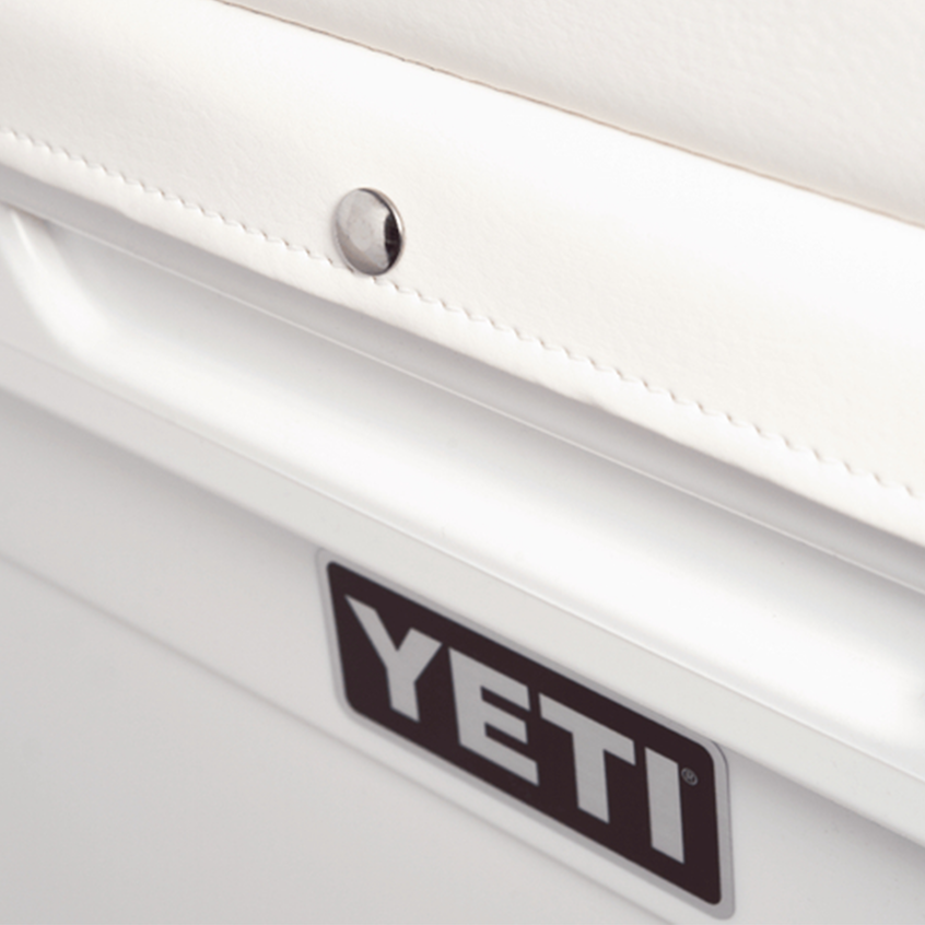 White Yeti Tundra Hard Cooler Seat Cushion In White Tundra Accessories | BDVZP-1728