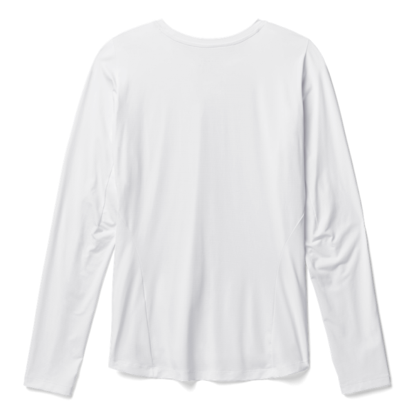 White Yeti Women's Crew Neck Long Sleeve Sunshirt Sunshirts | TQEVC-4591