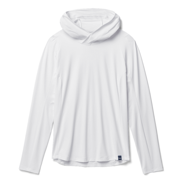 White Yeti Women\'s Hooded Long Sleeve Sunshirt Sunshirts | RJASX-4073