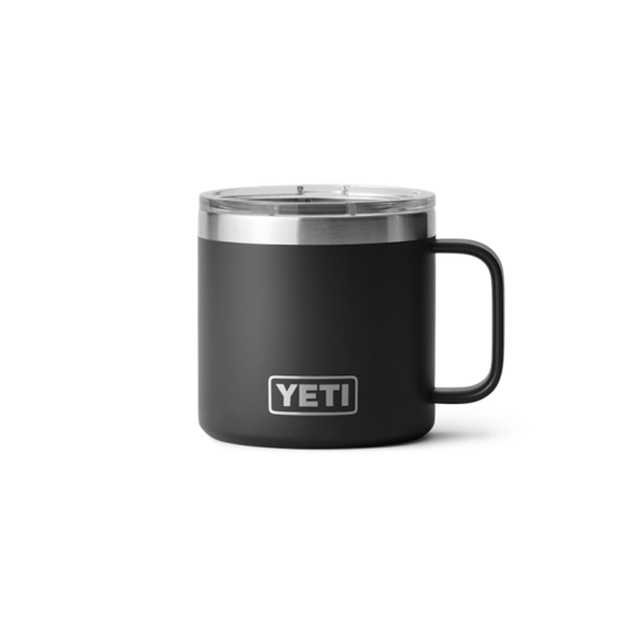 Black Yeti Rambler 14 oz Mug Coffee & Mugs | CWUGB-1350