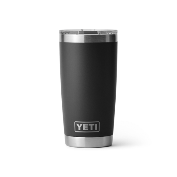 Black Yeti Rambler 20 oz Tumbler Tumblers | LRPKS-5847