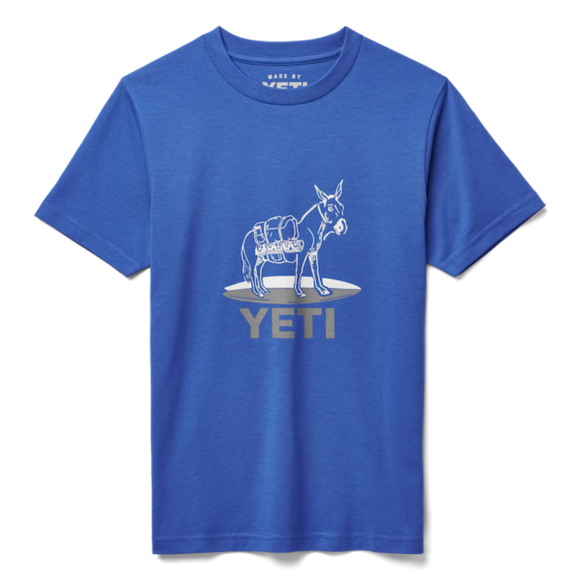 Blue Yeti Kids' Surfing Mule Short Sleeve Tee Short Sleeve Tee | LJFWV-1679