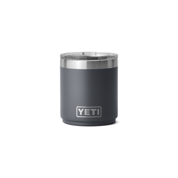 Charcoal Yeti Rambler 10 oz Stackable Lowball Beer & Barware | HPCQL-4039