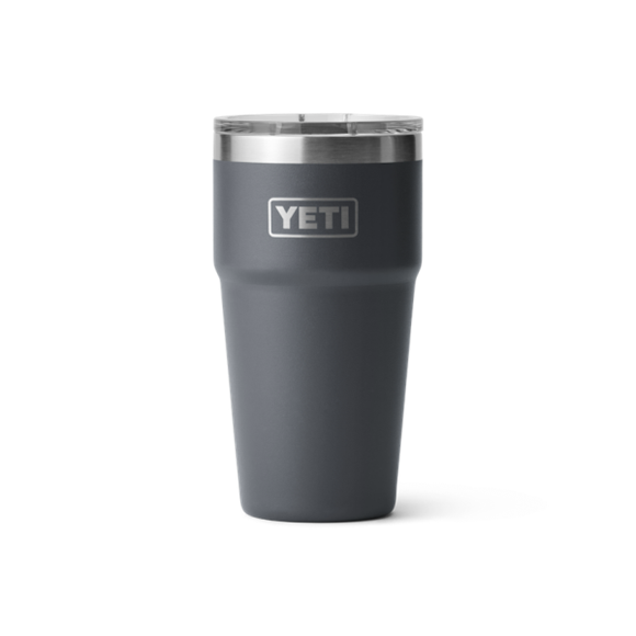 Charcoal Yeti Rambler 16 oz Stackable Pint Beer & Barware | TACEL-0127