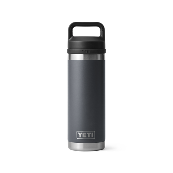 Charcoal Yeti Rambler 18 oz Water Bottle Water Bottles & Jugs | BCXRZ-9824