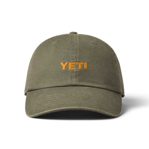 Dark Olive Yeti Logo Baseball Cap Hats | PDTJV-6241