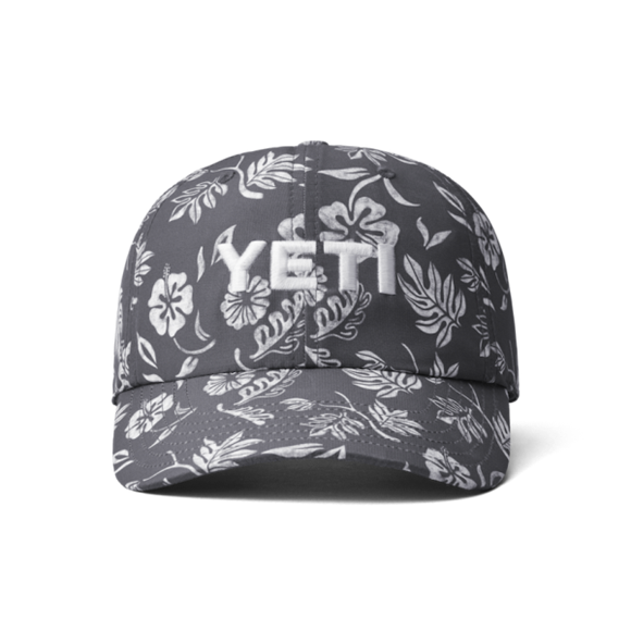 Gray Yeti Floral Print Baseball Cap Hats | GEIZA-8634