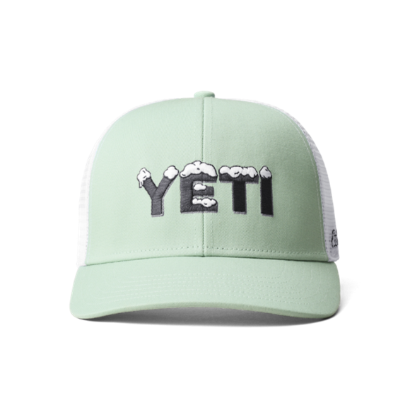 Ice Blue Yeti Cool Ice Trucker Hat Hats | XRBWD-1094