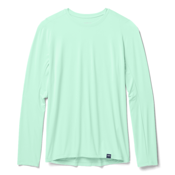 Ice Blue Yeti Crew Neck Long Sleeve Sunshirt Sunshirts | WLQOX-7491