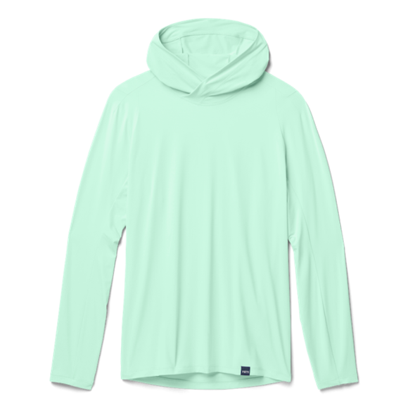 Ice Blue Yeti Hooded Long Sleeve Sunshirt Sunshirts | UETYA-4216