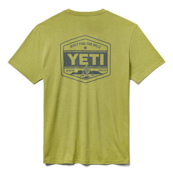 Moss Yeti Built for the Wild Short Sleeve Tee Short Sleeve T-Shirt | KAMXL-0916