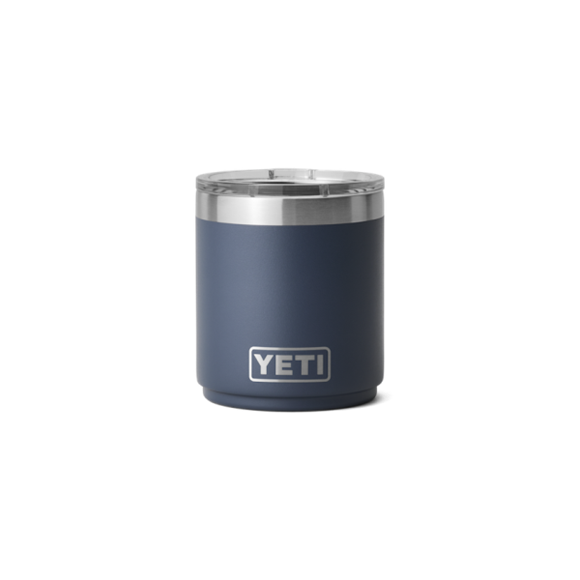 Navy Yeti Rambler 10 oz Stackable Lowball Beer & Barware | RTMNZ-7295