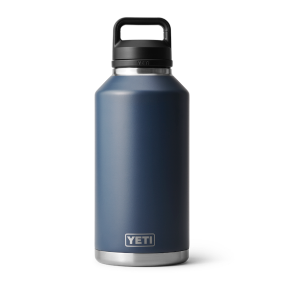 Navy Yeti Rambler 64 oz Water Bottle Water Bottles & Jugs | UXTQK-5847