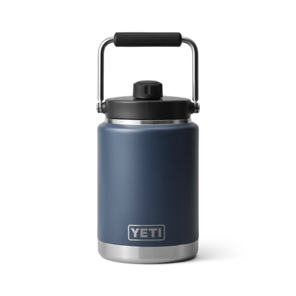 Navy Yeti Rambler Half Gallon Water Jug Water Bottles & Jugs | QYWHJ-3841