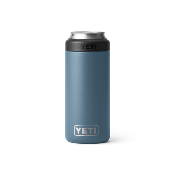 Nordic Blue Yeti Rambler 12 oz Colster Slim Can Cooler Beer & Barware | VOFPY-3172