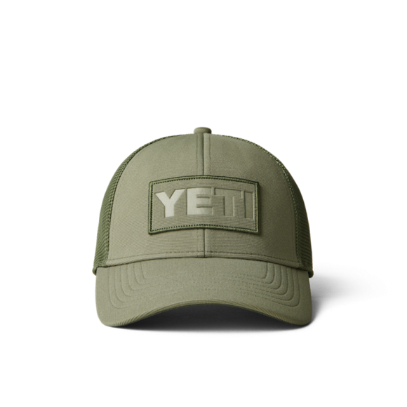 Olive Green Yeti Patch On Patch Trucker Hat Hats | TIVQM-3062