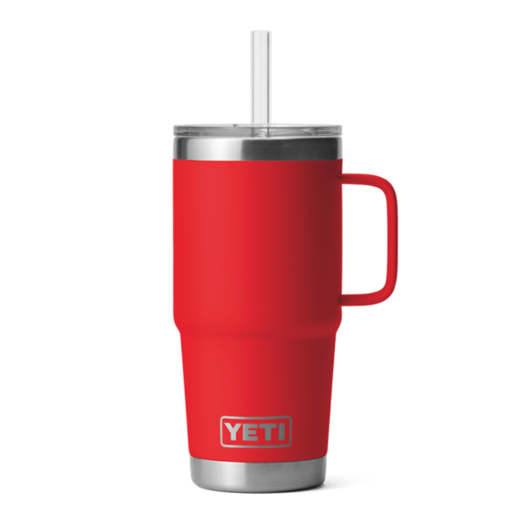 Rescue Red Yeti Rambler 25 oz Mug Straw Drinkware | USECJ-0182