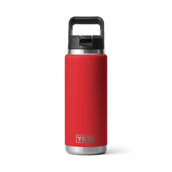 Rescue Red Yeti Rambler 26 oz Water Bottle Straw Drinkware | CANEW-9071