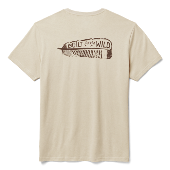 Sand Yeti Built for the Wild Turkey Feather Short Sleeve Tee Short Sleeve T-Shirt | TUQKG-6721