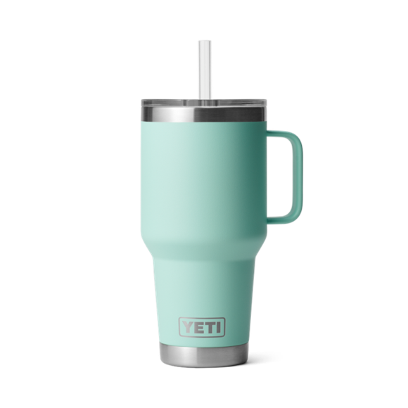 Seafoam Yeti Rambler 35 oz Mug Straw Drinkware | IXHDW-8143