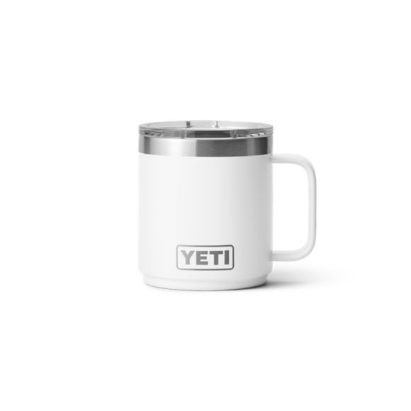 White Yeti Rambler 10 oz Stackable Mug Coffee & Mugs | TAQUB-2719