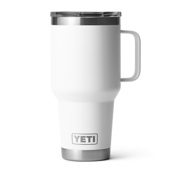 White Yeti Rambler 30 oz Travel Mug Tumblers | MHSUC-3025