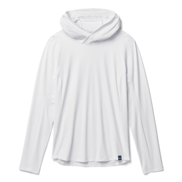 White Yeti Women's Hooded Long Sleeve Sunshirt Sunshirts | RJASX-4073